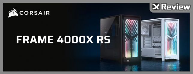 新前門視覺！CORSAIR FRAME 4000X RS 開箱組裝 / RGB Flow 流光燈效、 4 顆 RS120 風扇