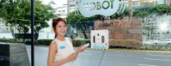 嘉儀引進 HOBOT 旗艦款玻妞雙刮刀擦窗機器人清潔玻璃窗更省時省力