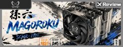 Scythe 孫六 MAGOROKU SCMR-1000 風冷開箱測試 / 雙塔 6 熱管、塔高155mm、狂風丸雙風扇