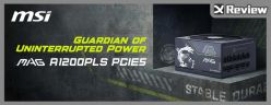 MSI MAG A1200PLS PCIE5 電供開箱 / 全模大瓦數、12V-2×6 兩色接頭、GPU Safeguard 保護
