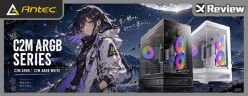入門精巧海景！Antec C2M ARGB 開箱組裝 / mATX 緊湊、預裝 240mm 反葉扇排 & 120 單風扇