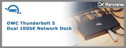 OWC Thunderbolt 5 Dual 10GbE Network Dock 開箱 / TB5 HUB 擴充 3 有線網路